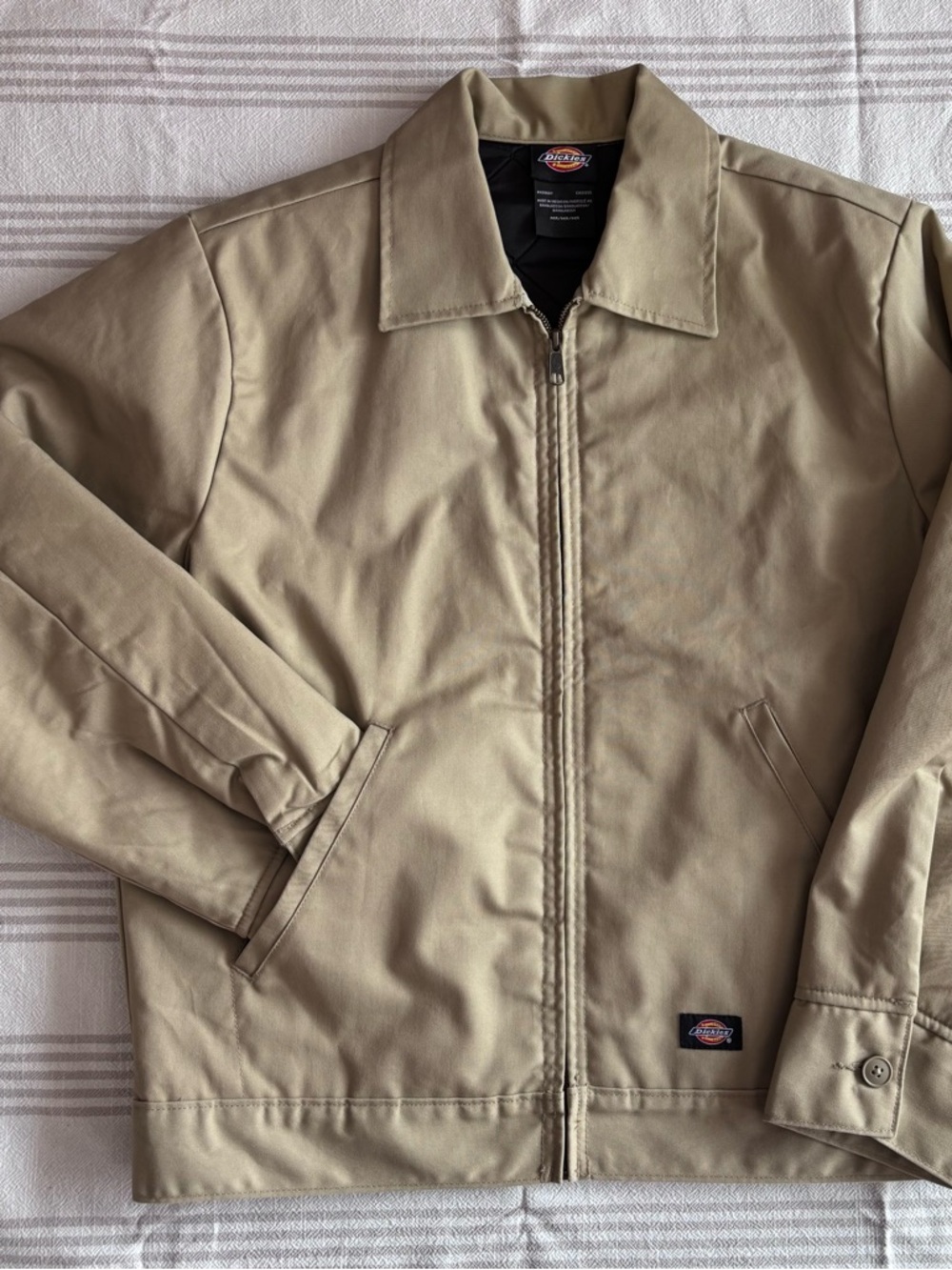 DICKIES Insulated Eisenhower Jacket in Khaki Medium NWOT